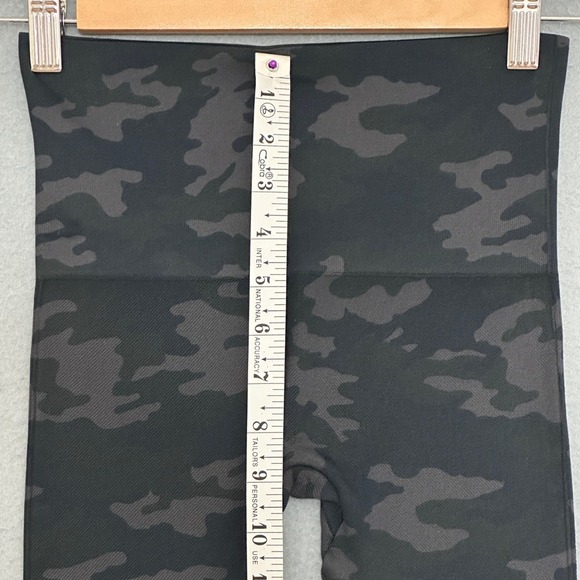SPANX Womens Tights S Camo Camouflage Tummy Control Workout Leggings Slim Yoga‎ - Picture 8 of 10